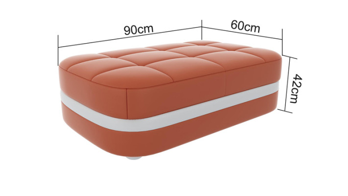 Design Upholstery Stool Footstool Ottoman Seat Padded Pufa