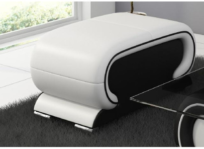Designer leather stool lounge stool couch sofa side TV