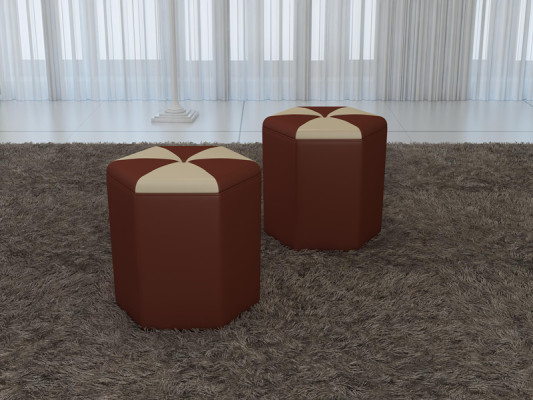 Design Upholstery Stool Footstool Ottoman Seat Padded Pufa FT007