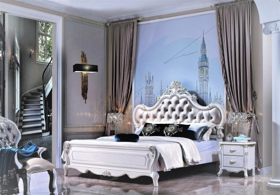 Italian Style Furniture Bedroom Bedside tables 2x Set Consoles Bedside table new