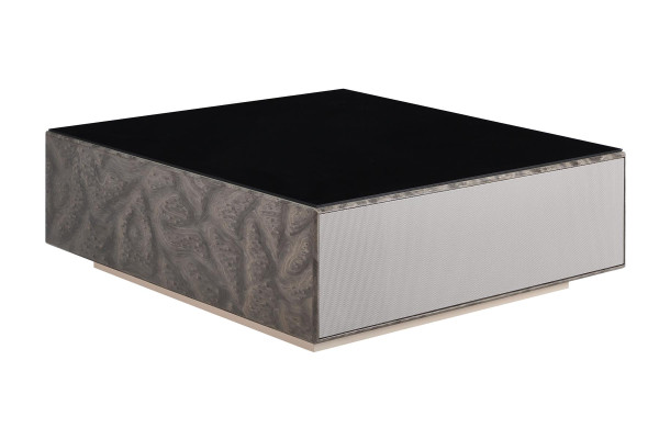 Coffee table Black new Creative Glass Modern Design Furniture Luxury Living room Wood