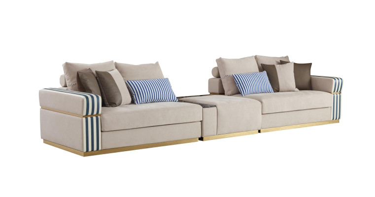 Sofa xxl Beige Living room Modern Design Couches Sofas new Creative Furniture Fabric