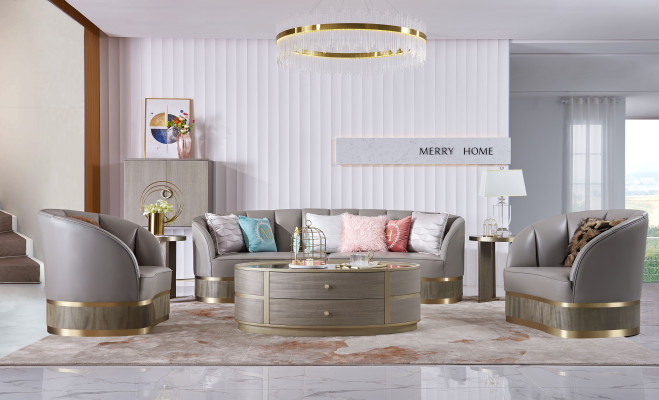 Sofa set 4+2+2 Seater Living room Upholstered furniture Modern sofa Leather sofa Sofas