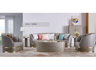Complete Set Sofa set 411 Seat Modern Designer Living landscape 4-piece Suite
