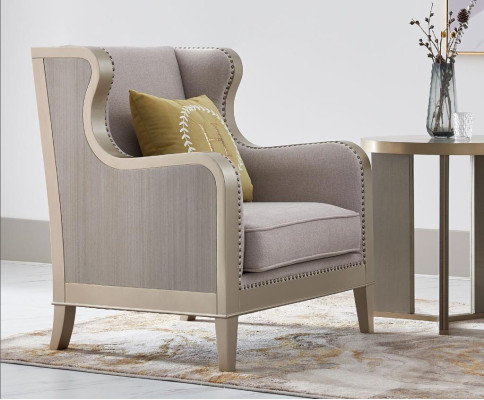 Sofa set Suite 3-piece set 2x Armchair Side table Table Sofa Suite Sets