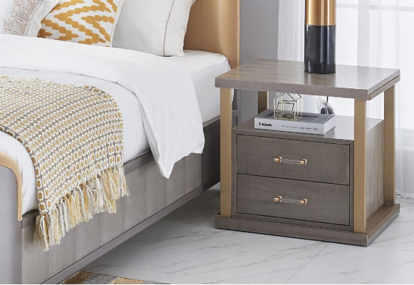 Bed 2x Bedside table 3 pieces. Bedroom Set Beds new Luxury Modern 180x200 Room
