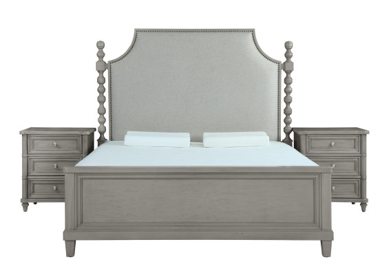 Classic Landhfrom  Furniture Royal Bedroom Furniture 3pcs. Bed