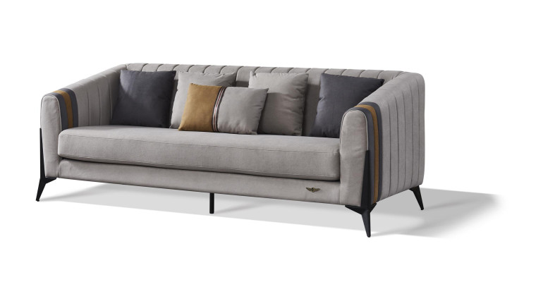 Sofa set Living landscape Sofas Couches Upholstery Fabric sofa 3+1 Seater
