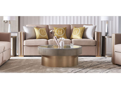 Three Seater Design Upholstery Seat Textile Sofa 3 Seater Furniture Beige new Luxury Furniture