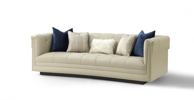 Three Seater Couches Furniture Sofa 3 Seater Real wood Classic US Furnishings Sofas