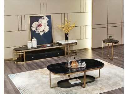 Living room Set Sidebaord Side table Coffee table Table 3 pieces. Complete