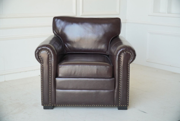 Design Armchair Leather Luxury TV Couch 1 Seater Sofa Relax Upholstery Lounge new