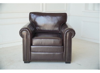 Design Armchair Leather Luxury TV Couch 1 Seater Sofa Relax Upholstery Lounge new