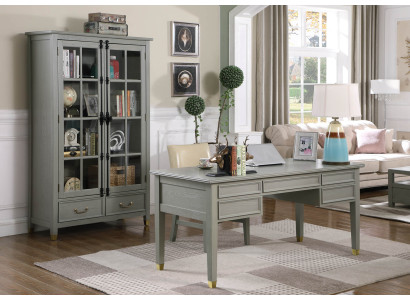 Office Armchair Desks Table Wood Desk Chair Set Furniture Room