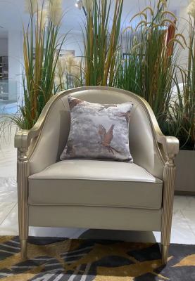 Armchair Italian Style Furniture Furnishings Furniture Wood Chair Single Seater Royal