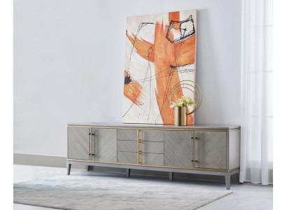 Luxury Sideboard tv Lowboard TV-cabinet xxl Wardrobe Table Living room Wood TV-cabinet