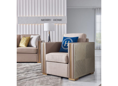 Luxury Armchair Furniture Living room Single Seater Sofa Couch Lounge Club Hotel