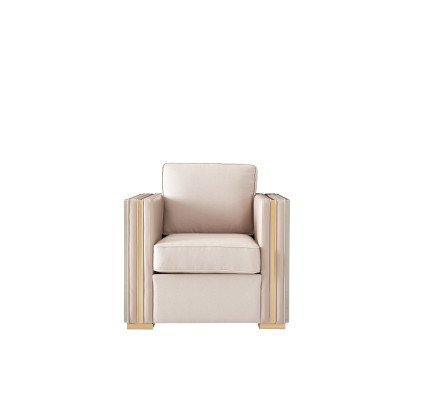 Designer Living room Furnishings Armchair Single Seater Upholstery Sofa Couch
