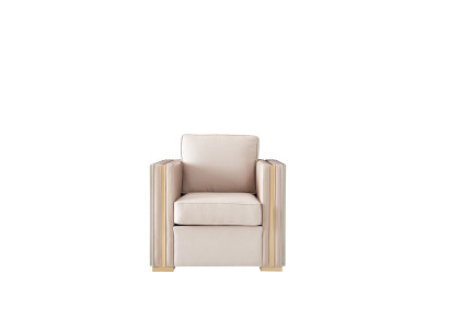 Designer Living room Furnishings Armchair Single Seater Upholstery Sofa Couch