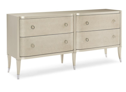 Modern Chest of drawers Luxury Italy Design Furniture Upholstery Wood Console Sideboard Low