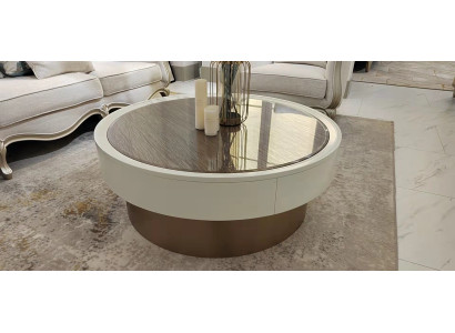 Design Metal Wood Gold Sofa Living room Tables Side Round Table Coffee table
