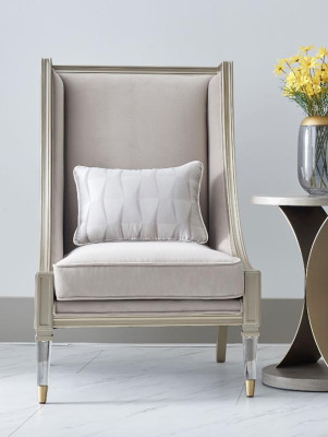 Classic Wing Chair Armchair Couch Sofa Upholstery Seat Lounge Relax Club Fabric
