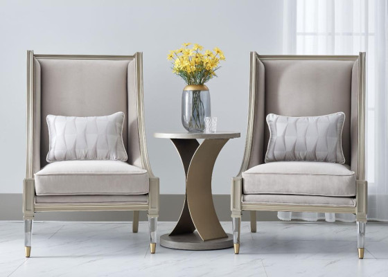 Classic Wing Chair Armchair Couch Sofa Upholstery Seat Lounge Relax Club Fabric
