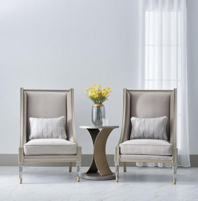 Armchair Single Seater Royal Chair Throne Upholstery Lounge Decorative Chairs Sofa Hotel