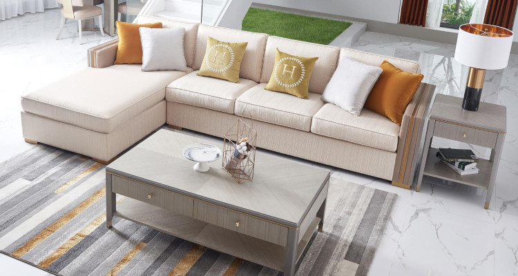 Classic r luxury designer coffee table decorative sofa living room table side