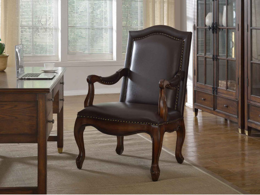 Office Armchair Luxury Chair Chef new Leather Designer Armchair Wood Office chair