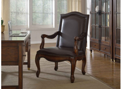 Office Armchair Luxury Chair Chef new Leather Designer Armchair Wood Office chair