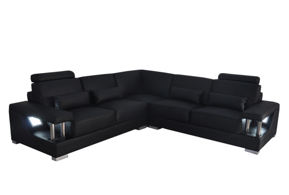 Leather Sofa Couch Living Landscape Corner Deco Suite Design Modern Sofa L-shape