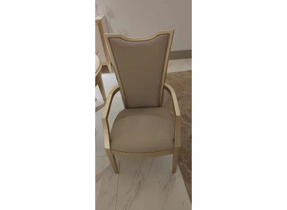 Luxury Armchair Chair Wood Furniture Furnishings Hotel Armchair Chairs new Dining room