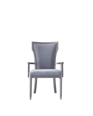 Luxury Design Chair Real Italian Style Furniture Single Seater Wood Recliner Chair