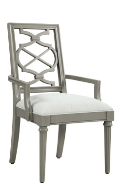 Luxury Design Chair with Armrests Real Textile Furniture Single Seater Wood