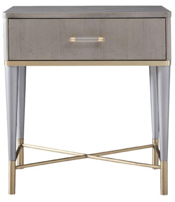 Night Table Console Side Bedroom Metal Consoles Gloss Tables