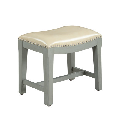 Stool Stool Side Stool Couch Leather Seat new Ottoman Footstool Upholstery