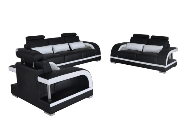 3+2+1 Suite Leather Sofa Couch Couches Sofas Living landscape Luxury