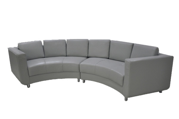 Round Sofa Living Furniture Leather Sofas Couches Upholstery Seat Round Landscape Corner new