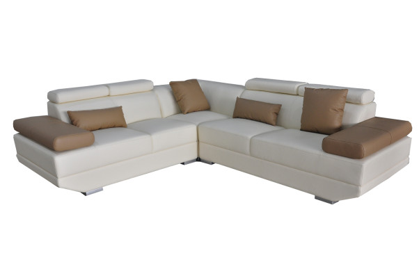 Leather sofa couch living landscape corner suite modern design sofa decoration L-shape