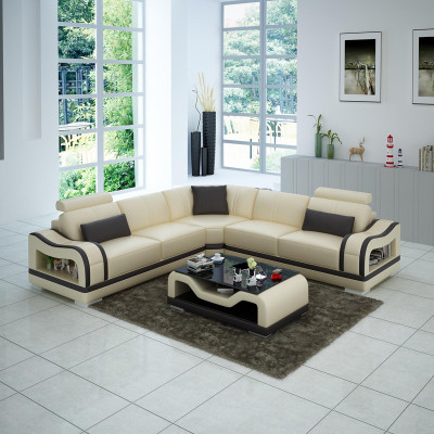 Leather sofa sofa couch living landscape corner sofa corner modern design suite