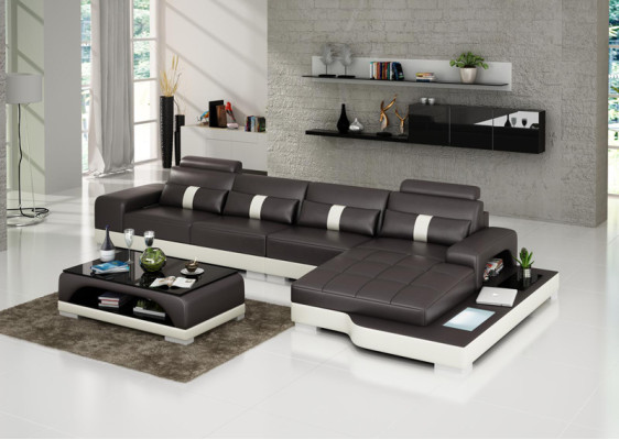 Discover comfort and style with our modern upholstered corner sofa in L-shape