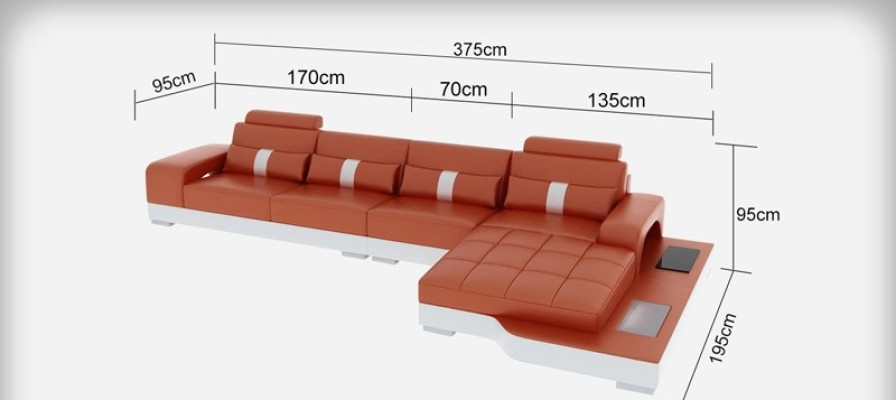 Discover comfort and style with our modern upholstered corner sofa in L-shape