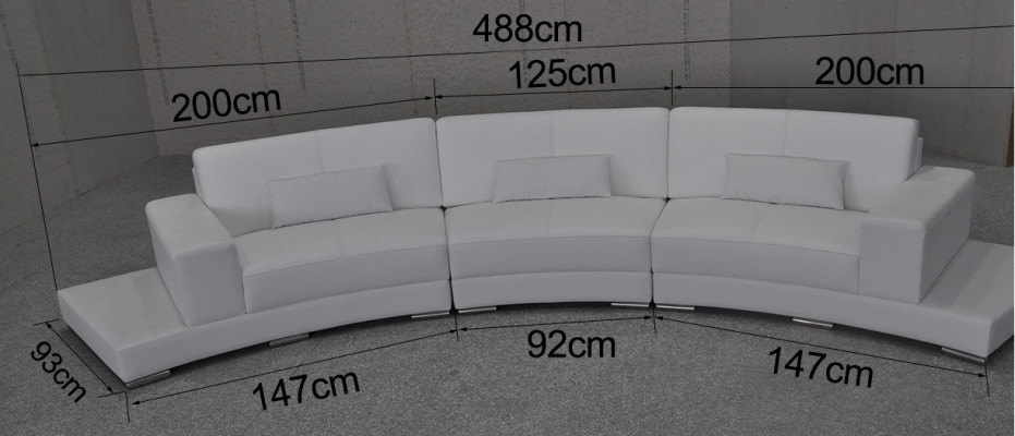 Leather sofa with USB Living landscape Corner sofa Eck Suite Design Modern Sofa A1130