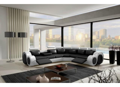 Our excellent large L-shaped designer sofa for stylish living