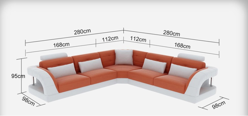 Leather sofa sofa couch living landscape modern corner corner sofa design suite