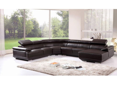 Living landscape Corner sofa Leather sofa with USB,Sofa Couch Upholstery Seat Corner Suite