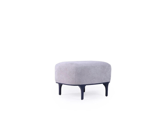 Designer Modern Gray Stool Living room Upholstery Textile Upholstered furniture