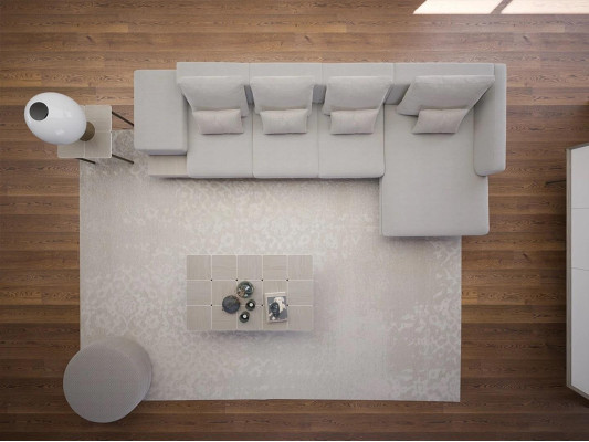 Luxury Living room Set 3-piece Corner sofa L-shape new Coffee table with Wood Side table