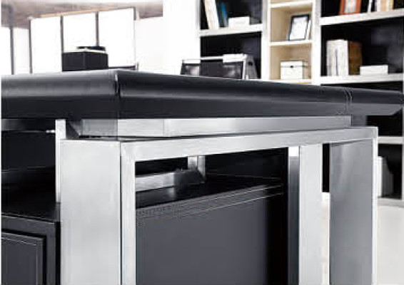 Corner desk work writing office designer table luxury class furniture